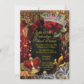 Invitation Saint-Valentin - Danse du bal de fin d'année (Dos)