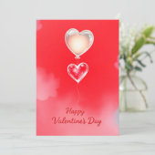 Invitation Saint Valentin fête de l'amour (Debout devant)