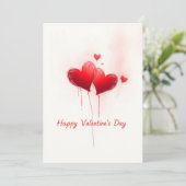 Invitation Saint Valentin fête de l'amour (Debout devant)