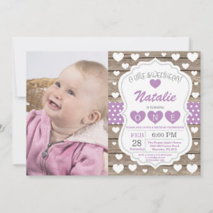 Invitation Saint-Valentin Petit Chéri Premier 1er Anniversair