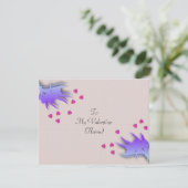 Invitation Saint-Valentin romantique (Debout devant)