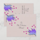 Invitation Saint-Valentin romantique (Devant / Derrière)