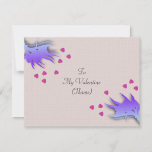 Invitation Saint-Valentin romantique