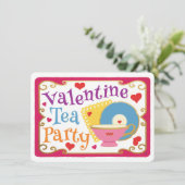 Invitation Saint-Valentin Tea Party (Debout devant)