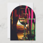 Invitation Saint Valentin Vin Charcuterie Ami Fête (Devant)