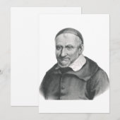 Invitation Saint Vincent de Paul Miséricorde Douce Art (Devant / Derrière)