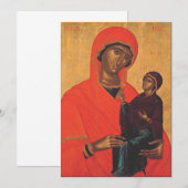 Invitation Sainte Anne avec la Vierge Marie (Devant / Derrière)