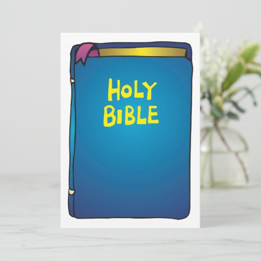 Invitation Sainte Bible (Debout devant)