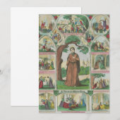 Invitation Sainte Brigitte d'Irlande (Devant / Derrière)