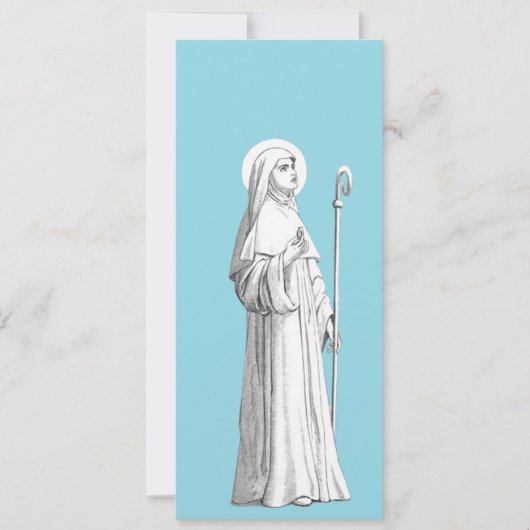 Invitation Sainte Catherine de Sienne Vierge (Devant)