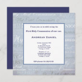 Invitation Sainte Communion (Devant / Derrière)