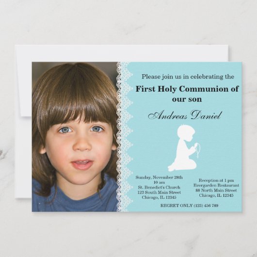 Invitation Sainte Communion (Devant)