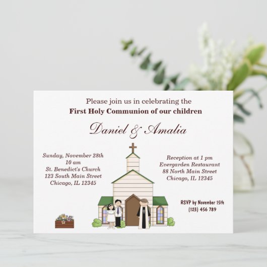 Invitation Sainte Communion (Debout devant)