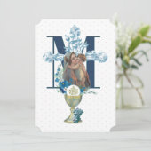 Invitation Sainte Communion Catholique Vierge Marie Jésus (Debout devant)