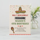 Invitation sainte de fête d'anniversaire de (Debout devant)