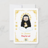 Invitation Sainte-Faustina (Devant)