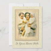 Invitation Sainte Gianna Beretta Molla Prière des Mères Catho (Devant)