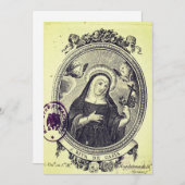 Invitation Sainte-Rita de Cascia (Devant / Derrière)