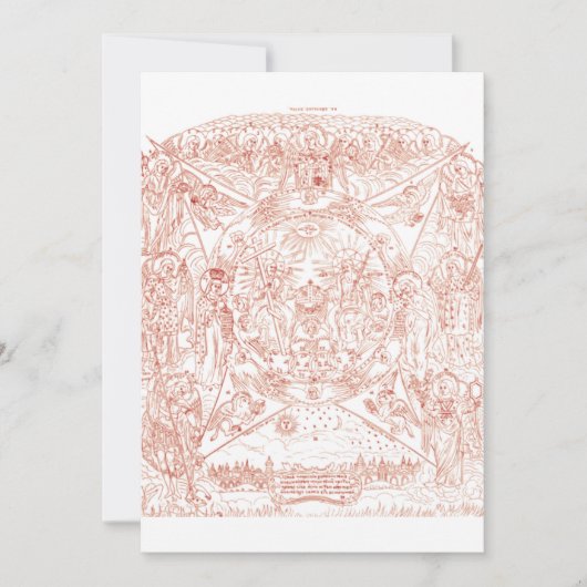 Invitation Sainte Trinité en gloire (Devant)