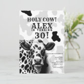 Invitation Sainte vache ! Fête d'anniversaire du pays noir et (Debout devant)