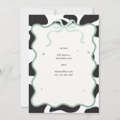 Invitation Sainte vache ! Modèles Anniversaires de enfants en (Dos)