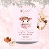 Invitation Sainte vache ! Un bébé doux est en route !