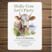 Invitation Sainte vache ! Vous êtes invité à un Anniversaire