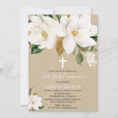 Invitation Sainteté de la première communion sainte de magnol (Devant)