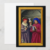 Invitation Saints Cosmas et Damian par Jean Bourdichon (Devant / Derrière)