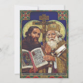 Invitation Saints Cyrille et Méthode patrons de l'Europe (Devant)