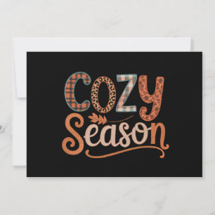 Invitation Saison Cosy Rétro Automne Devenez Cosy Thanksgivin