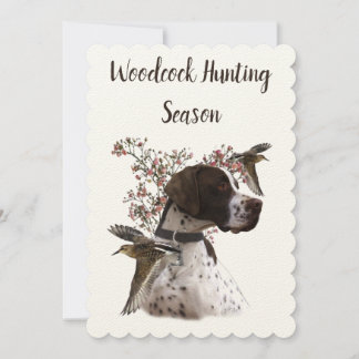 Invitation Saison de chasse à la bécasse
