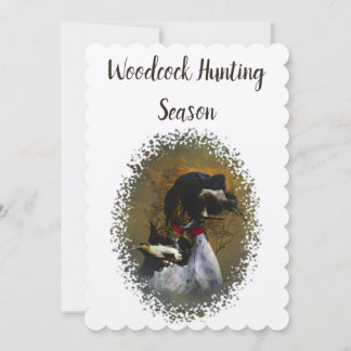 Invitation Saison de chasse à la bécasse