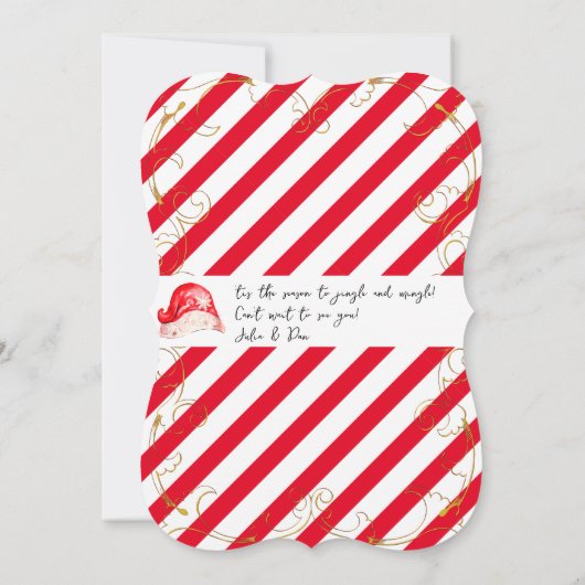 Invitation Saison de Noël de Jingle & Mingle (Dos)