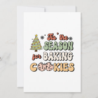 Invitation Saison de Noël pour les biscuits