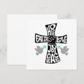 Invitation Saison de Pâques Espoir (Devant / Derrière)