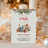 Invitation Saison de vacances 2e anniversaire