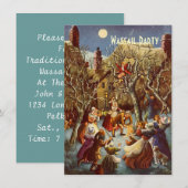 Invitation Saison des fêtes de Lune Wassail (Devant / Derrière)