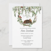 Invitation Saison d'hiver Bébé Garçon Douche (Devant)