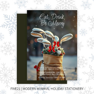 Invitation Saison d'hiver Snowy Westis Fête