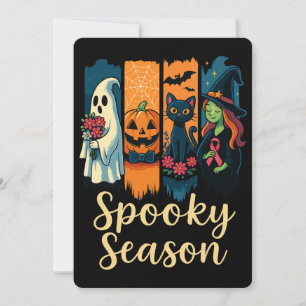 Invitation Saison éffrayante avec sensibilisation à l'Hallowe