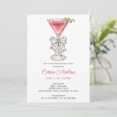 Invitation Saison Noël Bachelorette Cocktail Party (Debout devant)