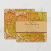 Invitation saisonnière de couleurs (Devant / Derrière)