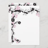 Invitation Sakura (Devant / Derrière)