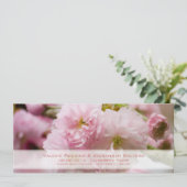 Invitation Sakura • Annonce de sauvegarde de la date (Debout devant)