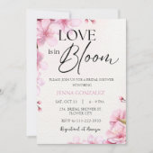 Invitation Sakura Loom Bloom Cherry Blossom Fête des mariées (Devant)