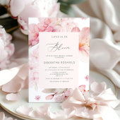 Invitation Sakura Love est en fleurs douche nuptiale Invitati