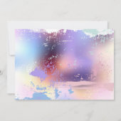 Invitation Sakura rose sur la peinture Arrière - plan (Dos)