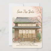 Invitation sakura tea house Destination mariage Enregistrer l (Devant)