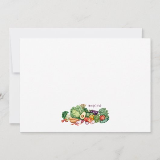 Invitation Salade Bar (Dos)